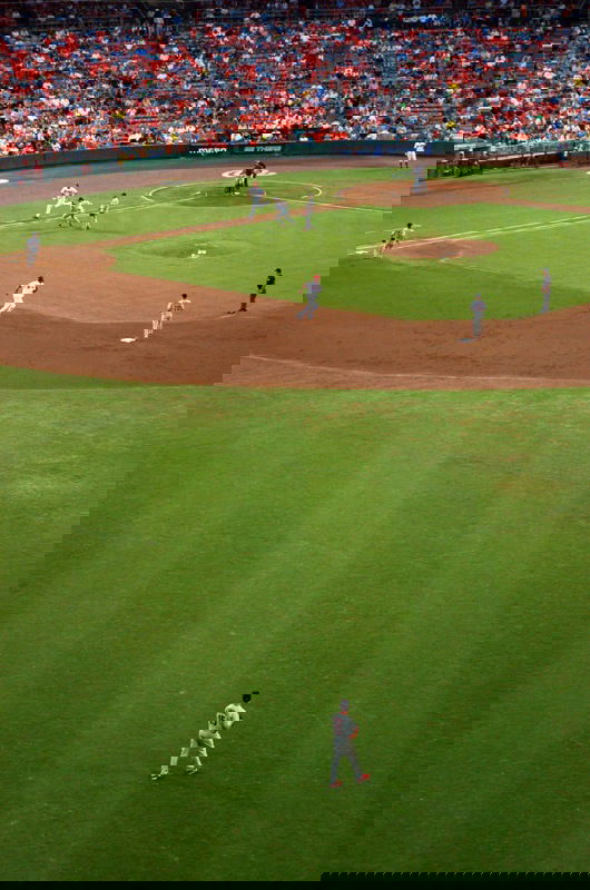 Visited my brother in DC the other weekend and caught the Nationals at home against St. Louis. Pujols didn't play, Cards got smoked.