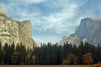 El Capitan and Half Dome