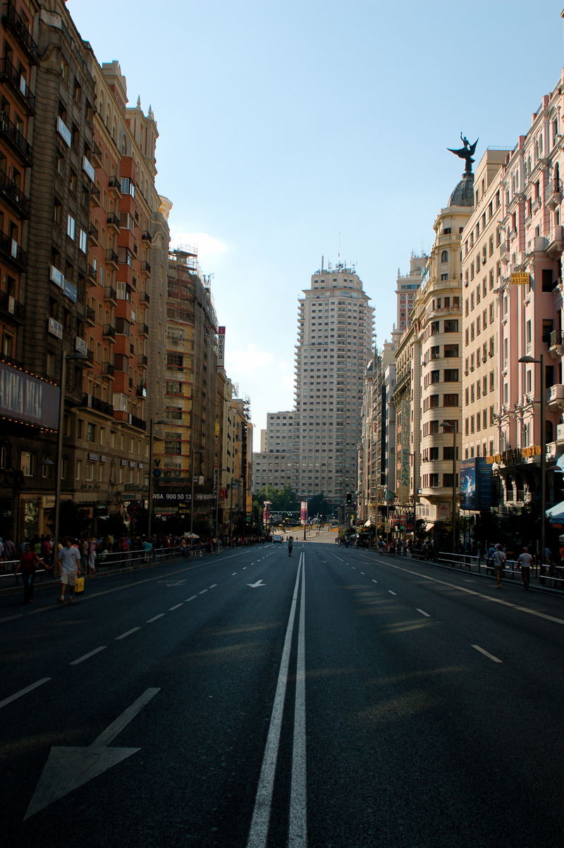 Empty, in broad daylight.