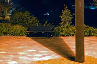 Bench in the Shadow