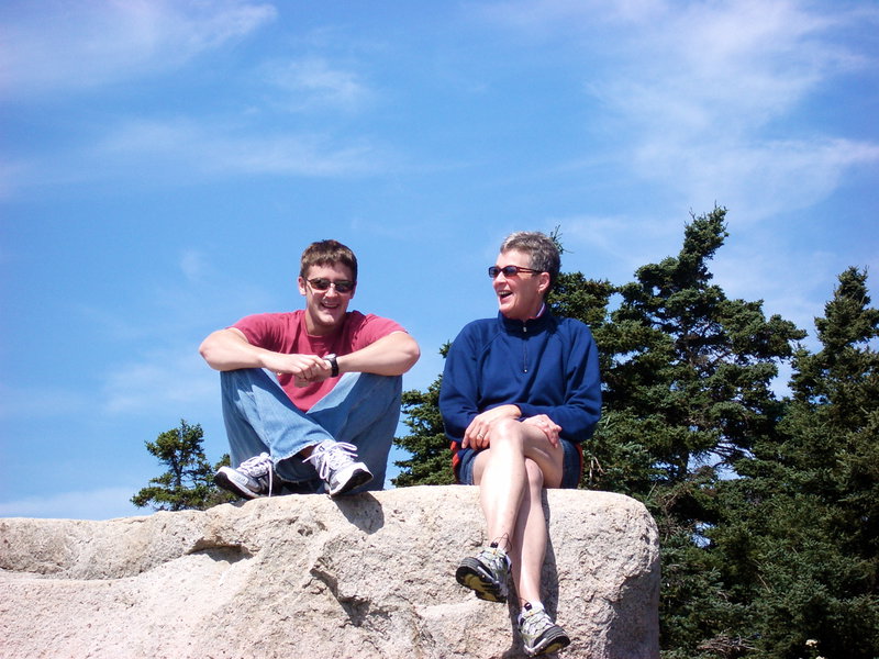 Hanging out. Schoodic Point, Acadia National Park, Maine.