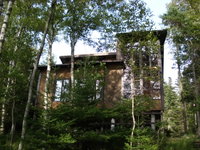 The front of the house, from the ocean.