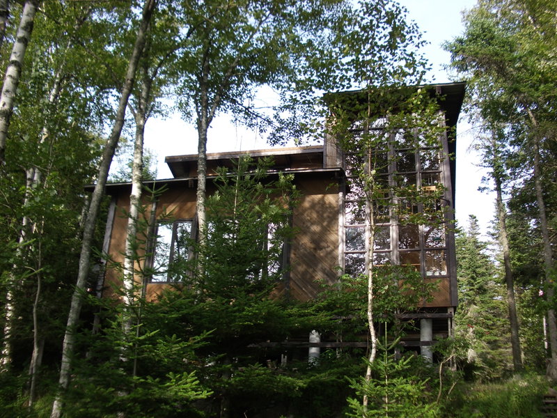 The front of the house, from the ocean.