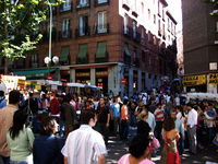 Today was my first visit to the famed Rastro, one of, if not the biggest, open air markets in the world. Set up along the streets, vendors set up tents that seem to sprawl on forever in every direction. 