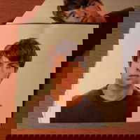 This is the photo I've been using for all of my official documents in Spain, and various IDs as well. I took it in a subway photo booth, so I automatically looked haggard (hi mom!).