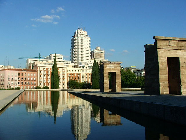Took this today at the Egyptian ruins that are in El Parque Oeste here in Madrid