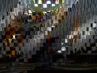 This church is located next to El Palacio Real, or the Royal Palace, and has one of the most dramatic renderings of the Jesus on the cross I have seen.