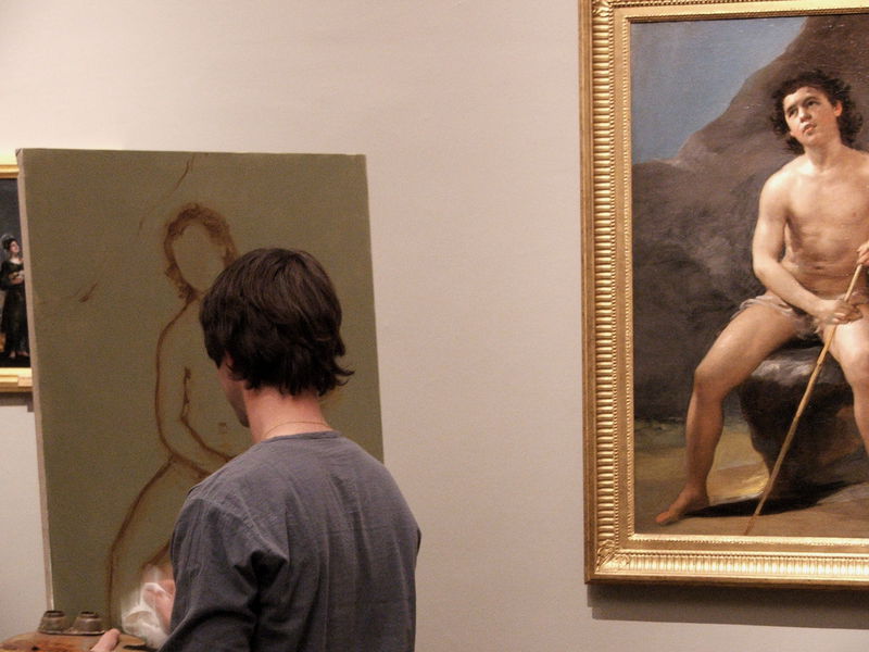 Goya's St. John the Baptist as a Boy in the Wilderness.