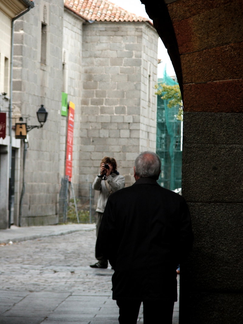 I was trying to take a picture of this man, and I guess John had a similar idea. Crazy the way John came out though, looks almost unreal.