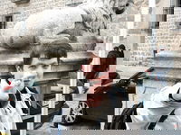 Outside the cathedral of Ávila.