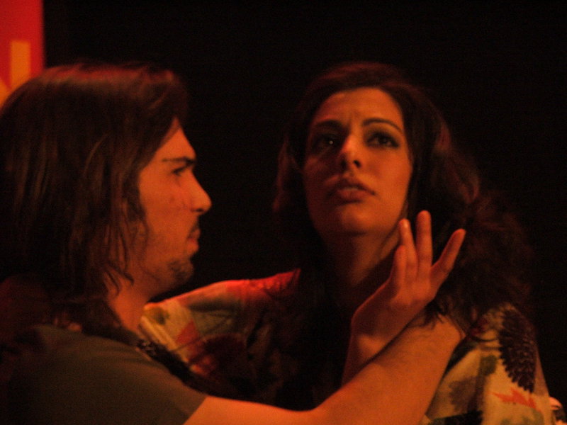 Friends in a version of Lysistrata.