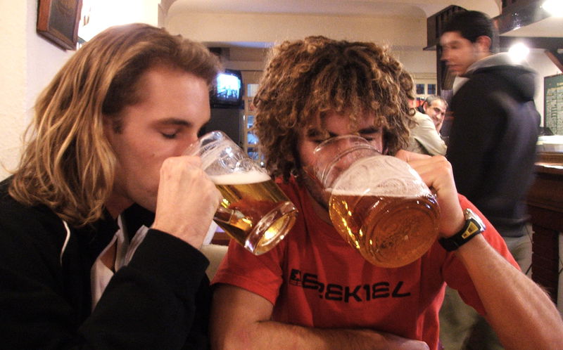 John didn't actually drink from the pitcher. That'd be wrong.