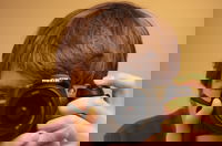 I got a new camera for Christmas. Nikon D50. The Finepix will probably find a new home on eBay.