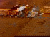 Group portrait, roof.