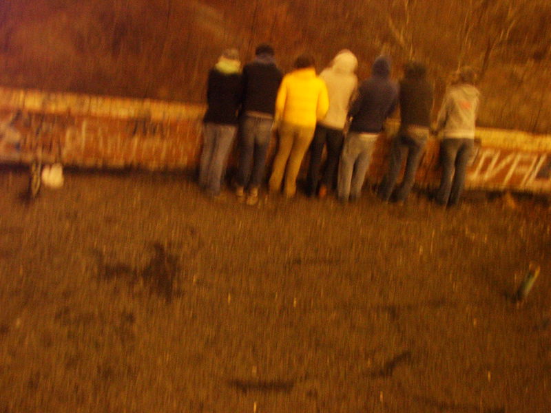 Group portrait, roof.