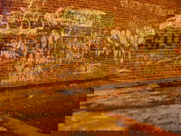 Roof, with grafitti.